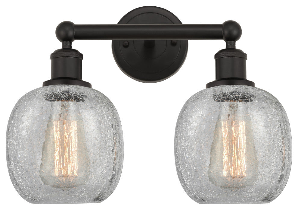 Innovations 616-2W-OB-G105 Belfast 2 Light Bath Vanity Light, Oil Rubbed Bronze