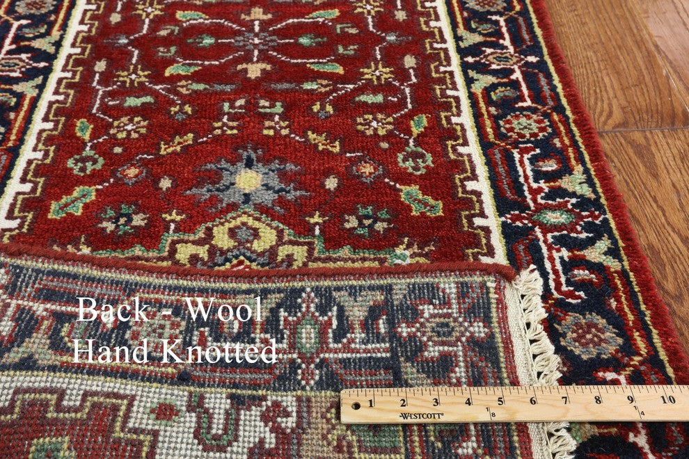 New Oriental Floral 3'x16' Heriz Serapi Runner Hand Knotted Wool Rug H9260