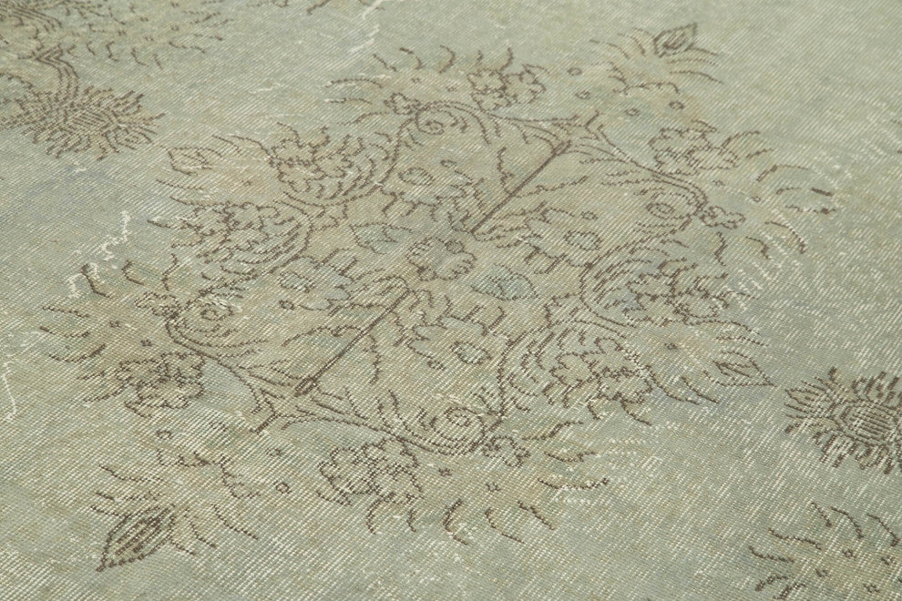 Rug N Carpet - Handmade Turkish 5' 10" x 9' 8" Unique Overdyed Area Rug