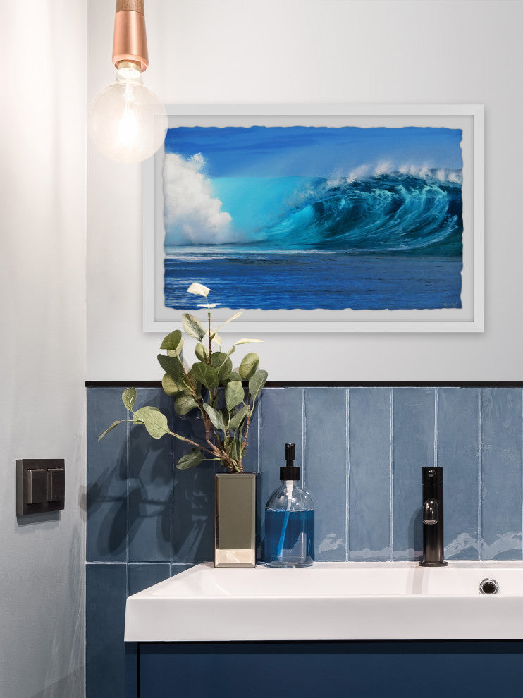 "Sea You Soon" Framed Painting Print, 12x8