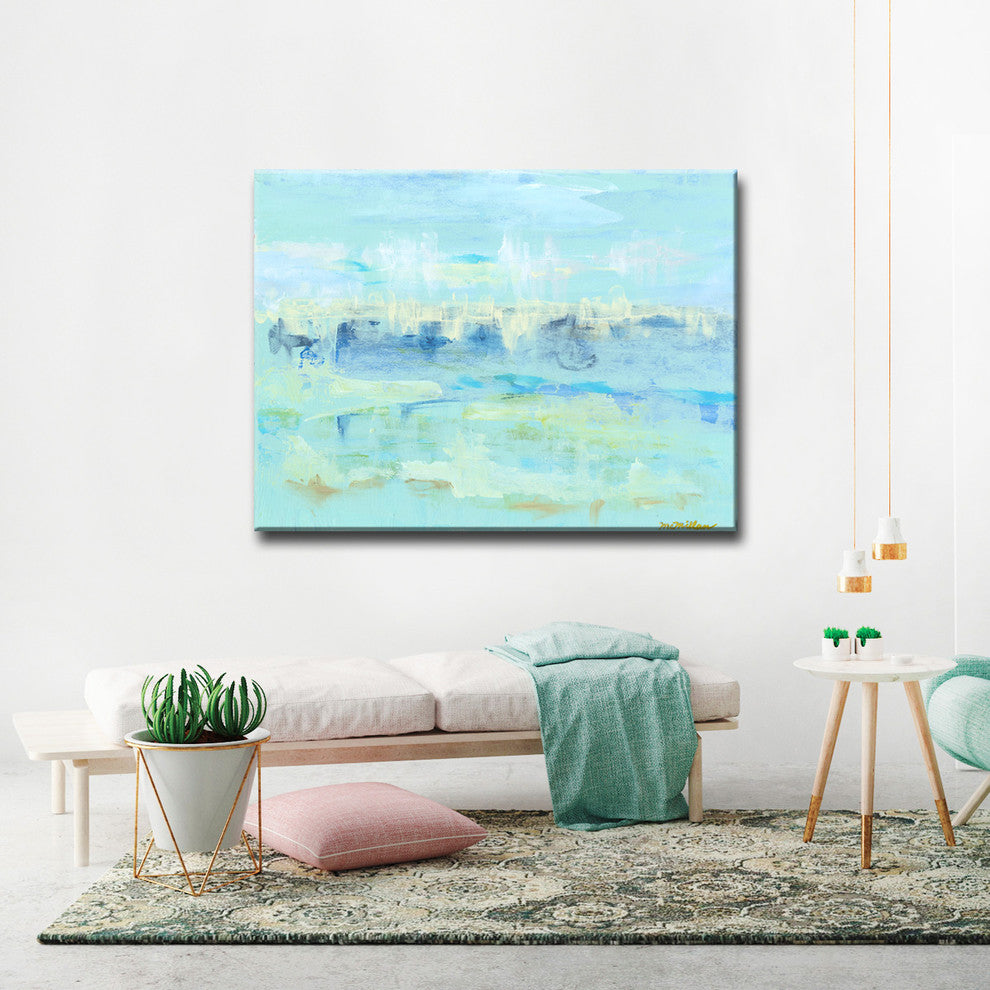 Water Hints' Canvas by Leslie Owens, 30"x20"