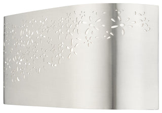 Brushed Nickel Stylish, Transitional, Intricate, Urban Vanity Sconce