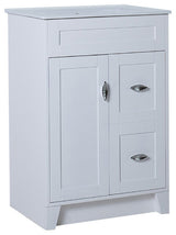 Maxwell Single-Sink Vanity, 24", White