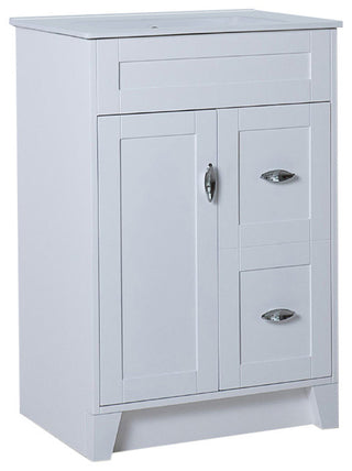 Maxwell Single-Sink Vanity, 24", White
