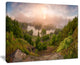 "Rising Above the River Mist" Landscape Photo Wall Art, 40"x30"