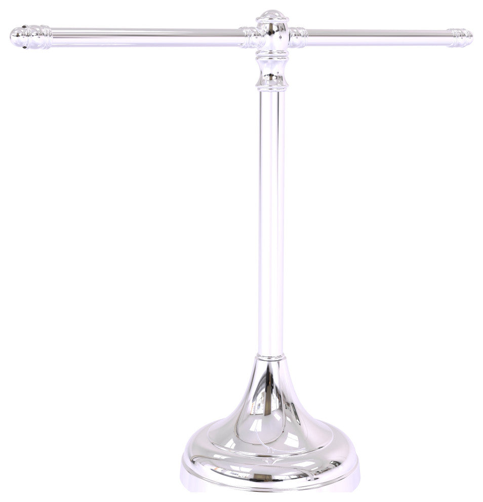 Carolina Guest Towel Stand, Polished Chrome