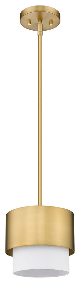 Z-LITE 1-Light Pendant, Modern Gold