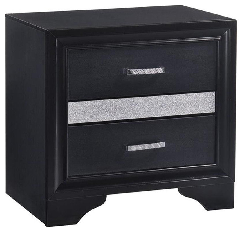 Coaster Miranda 4-piece Eastern King Platform Storage Wood Bedroom Set Black