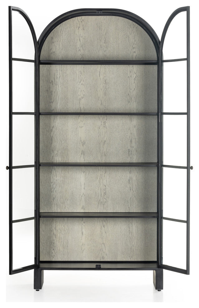 Breya Cabinet Oak, Black