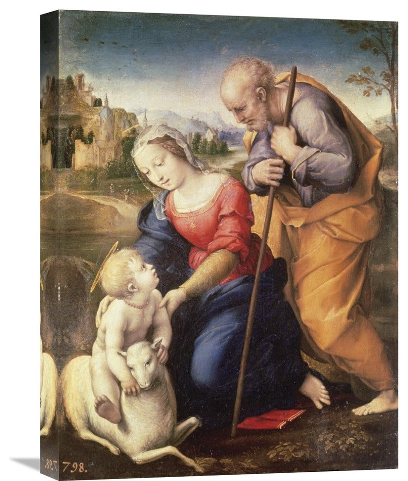"Holy Family With The Lamb" Artwork, 16"x22"