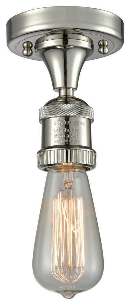 Innovations Lighting 517Nh-1C-Pn-Led 1 Light Dimmable Led Semi-Flush Mount