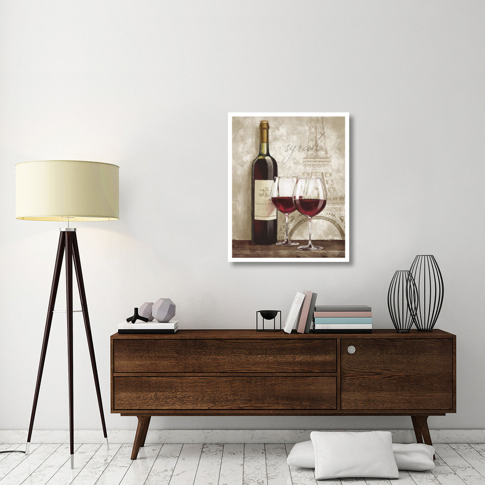 "Wine in Paris IV" Digital Paper Print by Janelle Penner, 30"x37"