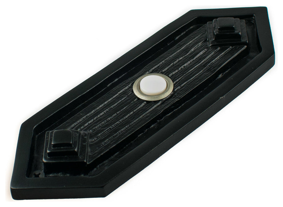Petwer Doorbell Mission Hawk Hill Hardware, Wrought Iron