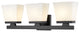 Zlite 1937-3V-MB 3-Light Vanity, Etched Opal