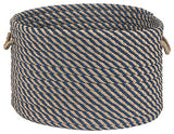 Colonial Mills Basket Cabana Basket Blue Round