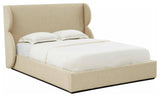 TOV Furniture Jibriyah Beige Tweed Bed in King