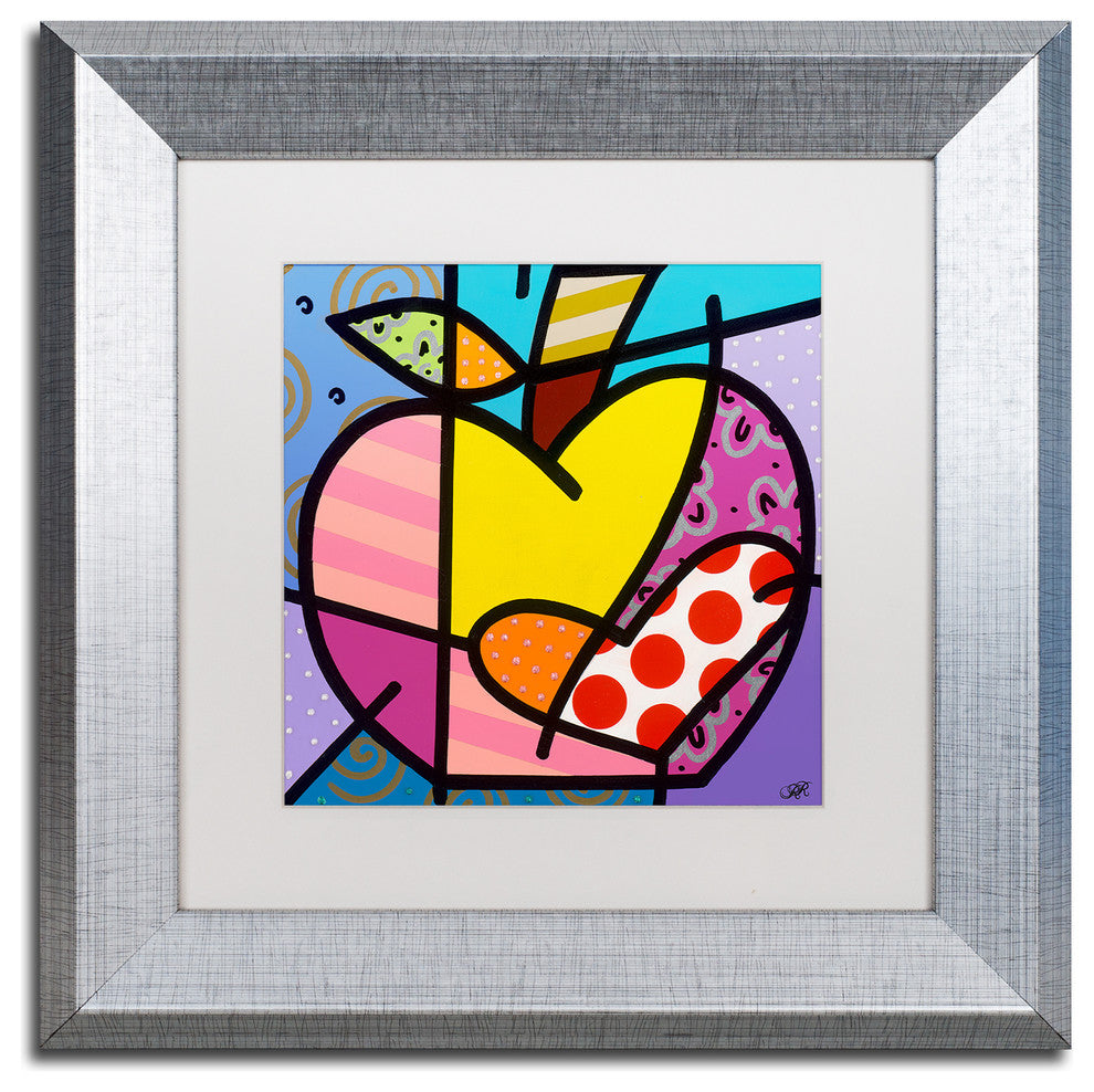 Roberto Rafael 'Big Apple IV' Matted Framed Art