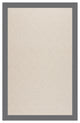 Zoe-White Wicker Machine Tufted Rectangle Rug, Ash, 8'x10'