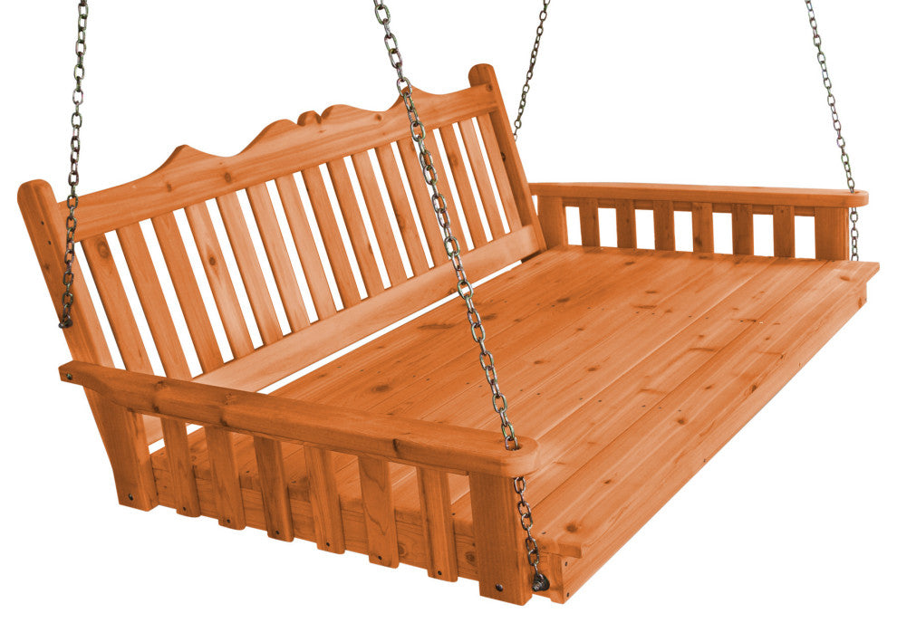 Cedar Royal English Swingbed, Cedar Stain, 4 Foot