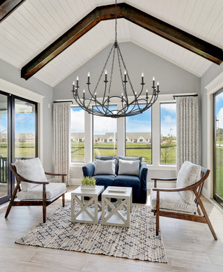 Zlite 3500-16MB 16-Light Chandelier, Matte Black