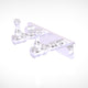 Carolina 2 Position Multi Hook, Satin Chrome