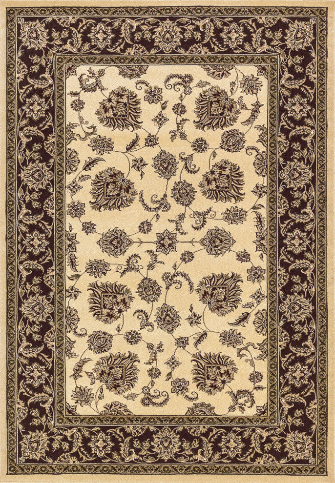 Legacy Cream And Brown Rug, 7'10"x10'10"
