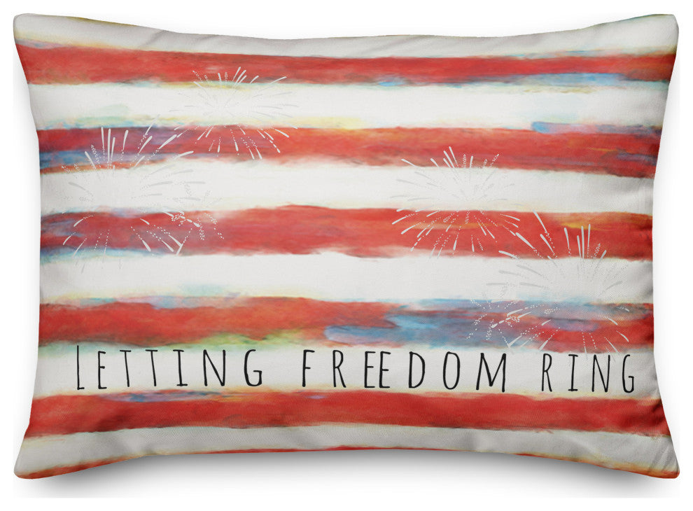 Letting Freedom Ring 14"x20" Spun Poly Pillow