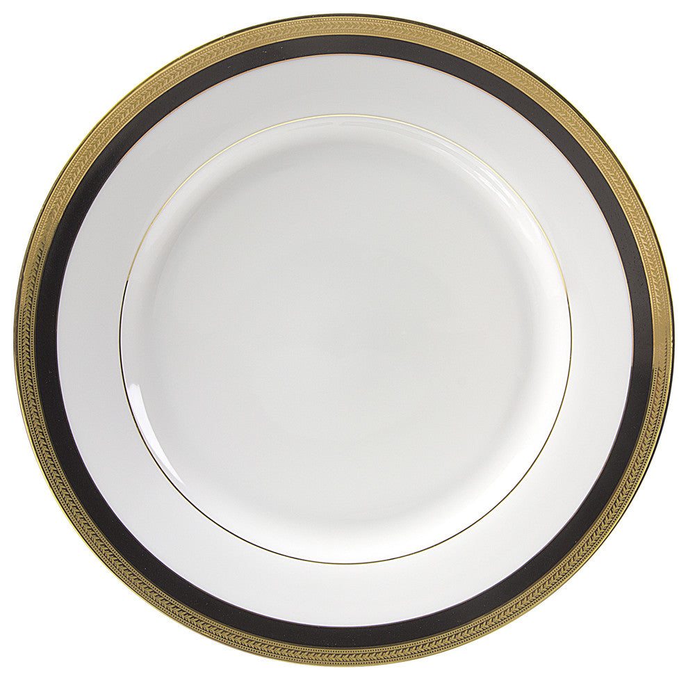 Sahara Black Dinner Plates, Set of 6