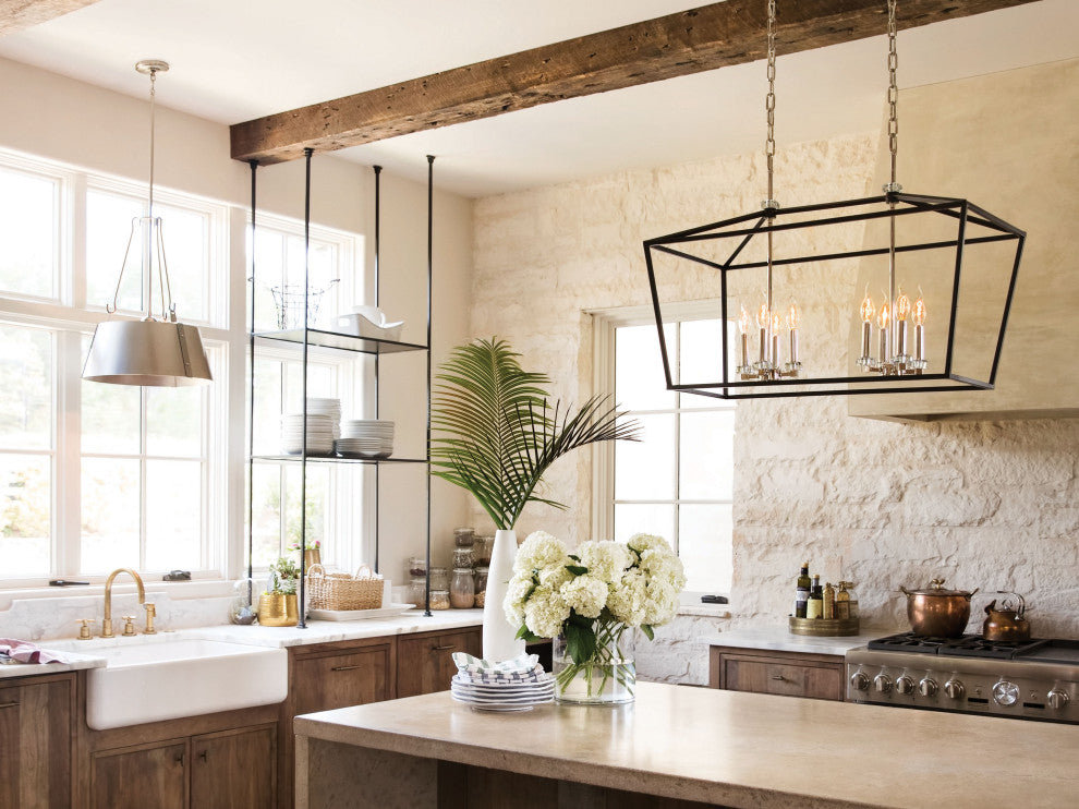 Hinkley Cartwright Medium Drum Pendant, Polished Antique Nickel
