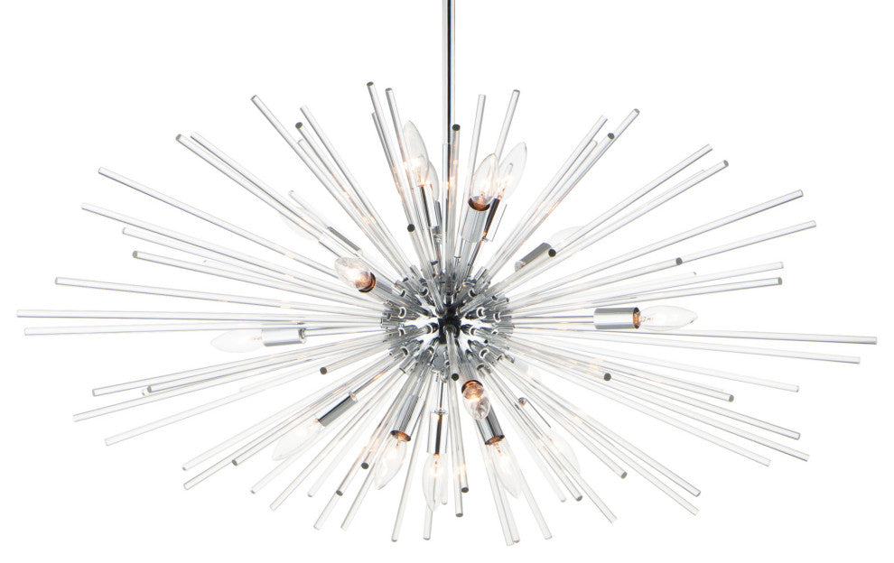 Maxim 28668CL Polaris 16 Light 20" Tall Abstract Sputnik - Polished Chrome