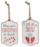 Holiday Sentiment Tag Ornament, 12-Piece Set