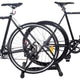Costway Two Bicycle Stand Racor Garage Floor Storage Organizer Cycling Rack