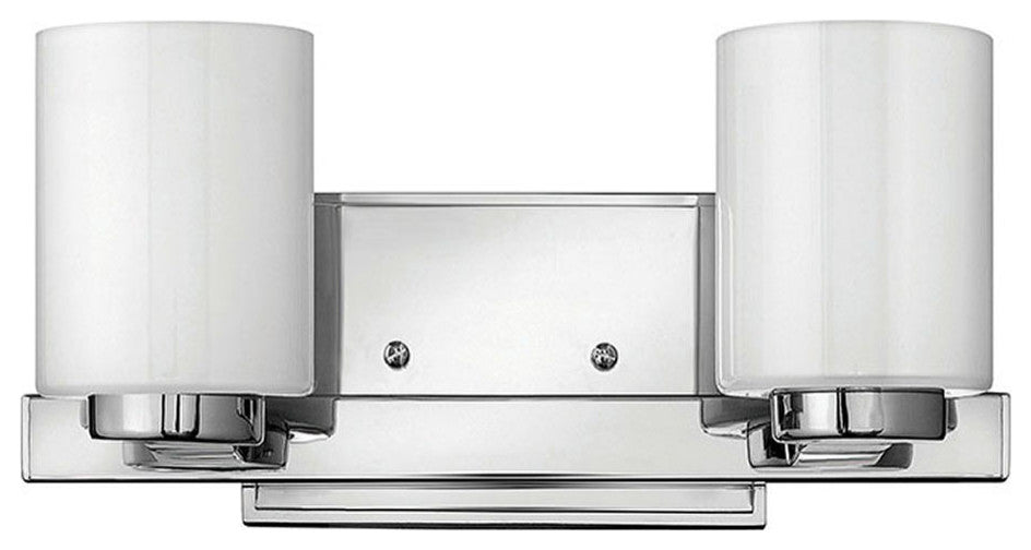 Hinkley Miley Small Two Light Vanity, Chrome
