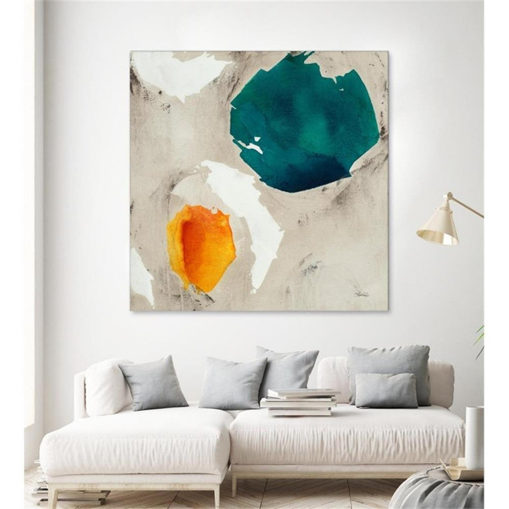 Giant Art 72x72 Connected II Fine Art Giant Canvas Print in Multi-Colo