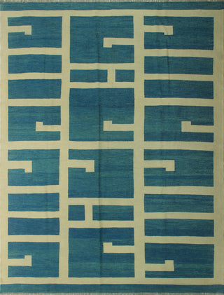 Winchester Kilim Ormemund Blue Rug