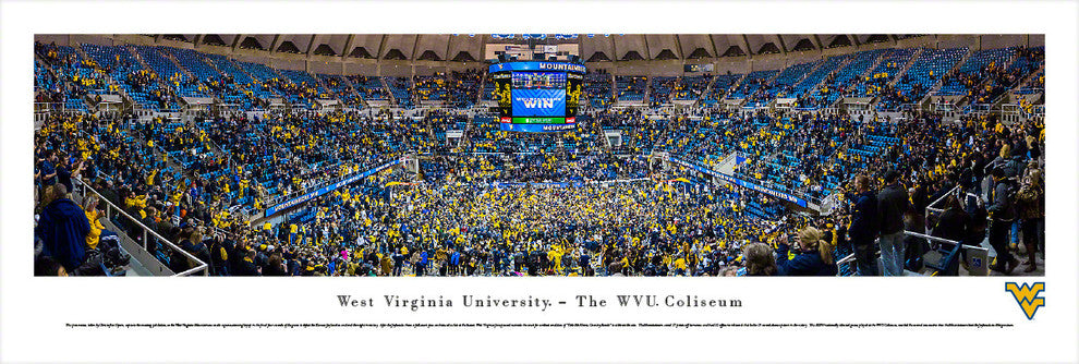 West Virginia Mountaineers Basketball, Unframed