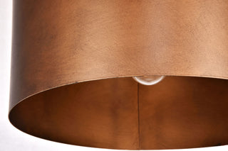 Elegant Lighting LD6015D15 Miro 15" Pendant - Manual Brass