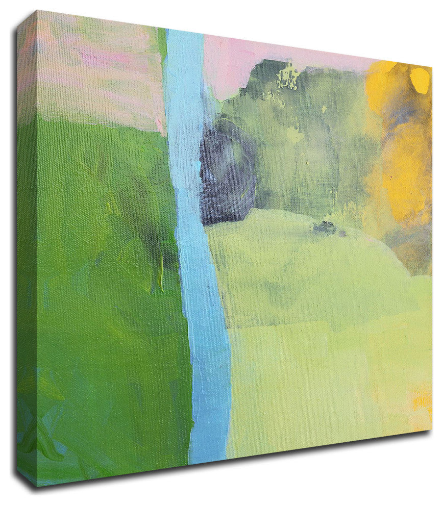 "Moon Haze" by Lina Alattar, Print on Canvas, 14"x14"