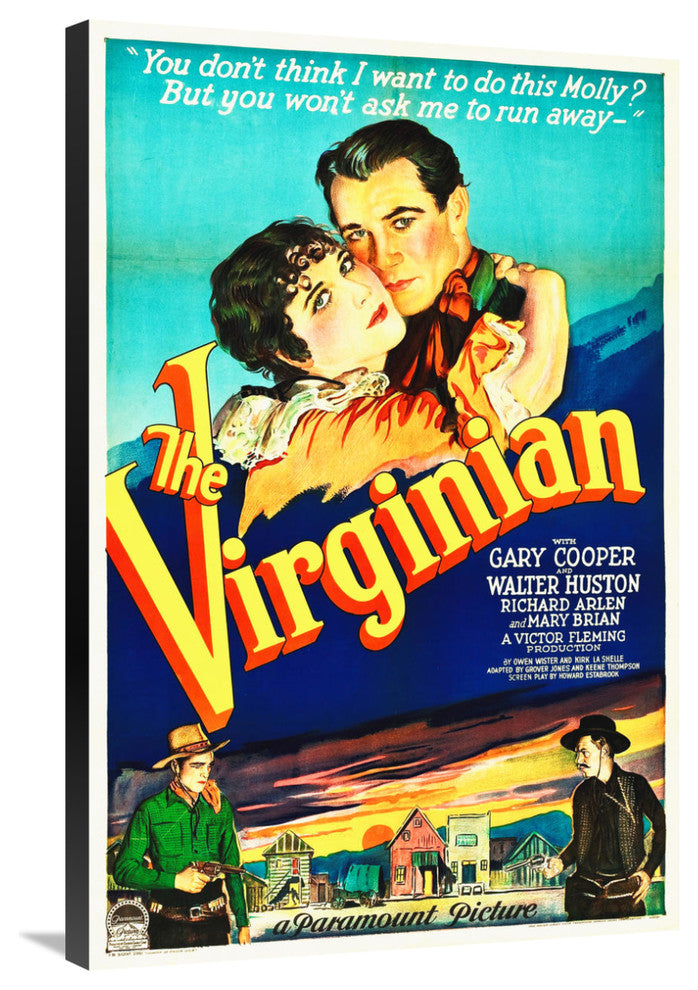 "The Virginian" Stretched Canvas Giclee by Hollywood Photo Archive, 24x36"