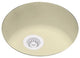 Swan 18x18x8 Solid Surface Undermount Bar Sink, Bone