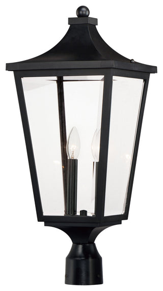 Maxim 40230CL Sutton Place Vivex 2 Light 24" Tall Post Light - Black