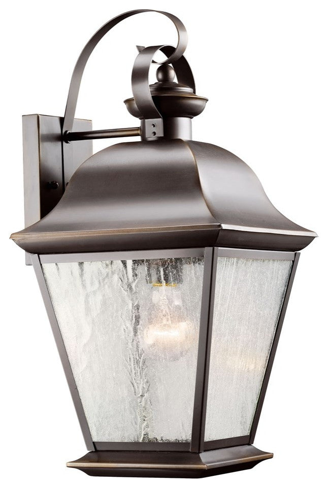 Kichler Mount Vernon Large Outdoor Wall Sconce, Olde Bronze, 9.5