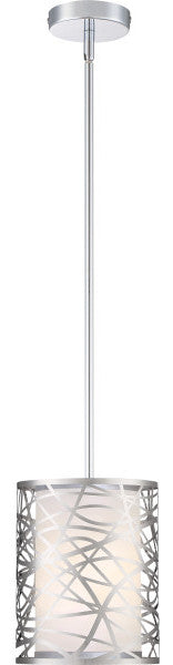 Quoizel PCAE1508C One Light Mini Pendant, Polished Chrome Finish