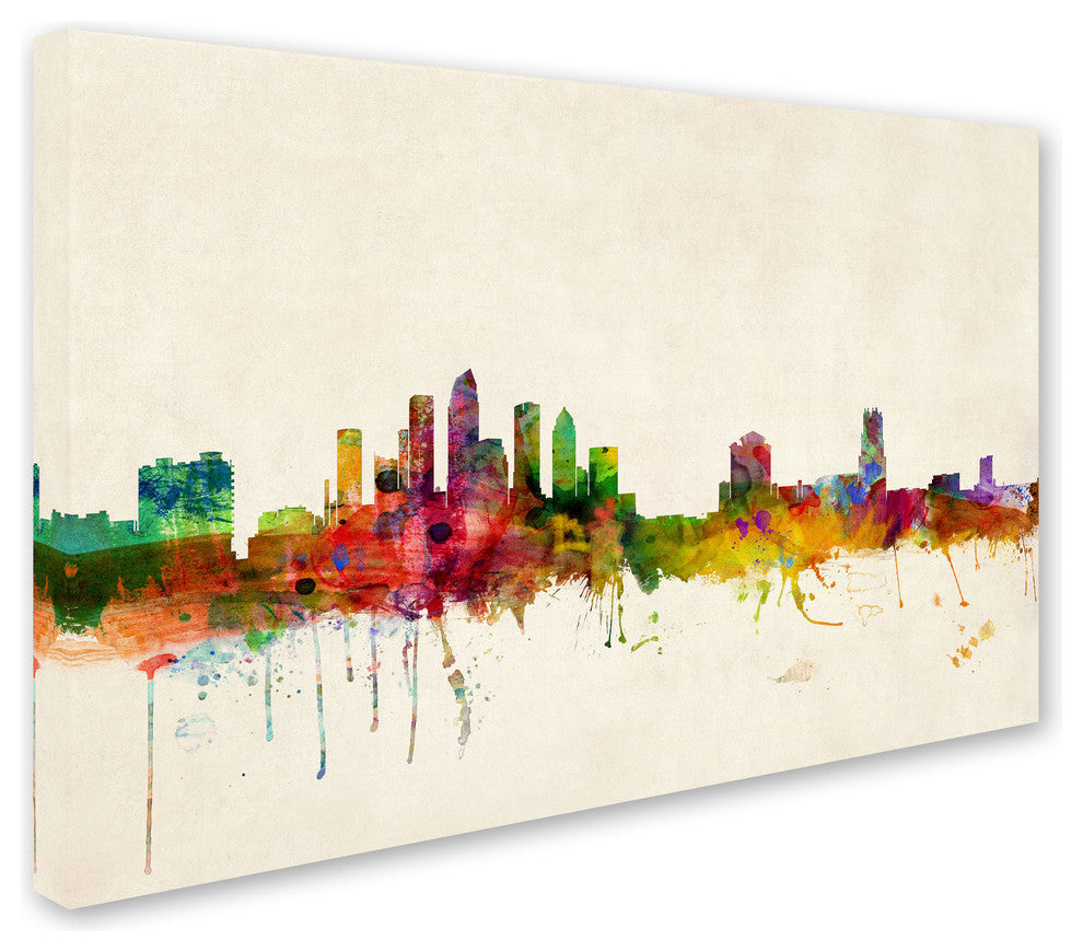 'Tampa, Florida' Canvas Art by Michael Tompsett