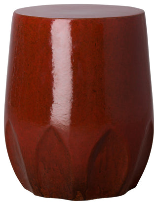 Tropical Red Calyx Stool