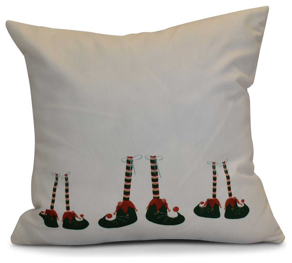 Elfin Magic Pillow, White, 20"x20"