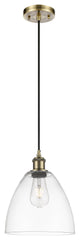 Innovations 516-1P-AB-GBD-92-LED 1 Light Mini Pendant, Antique Brass