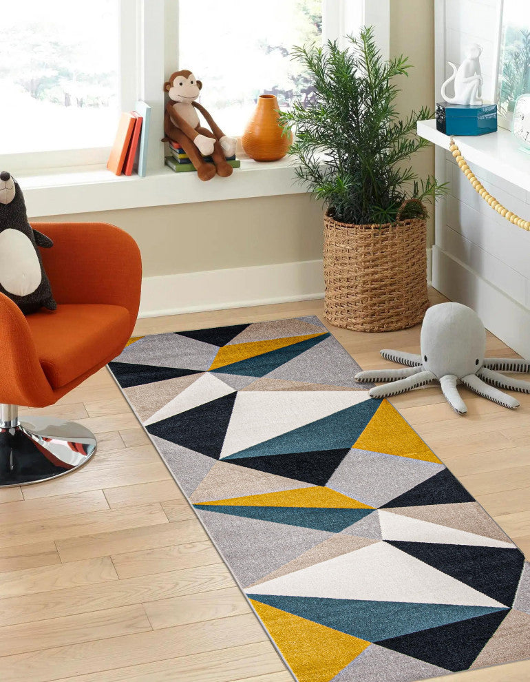 Aqua Gemma Area Rug