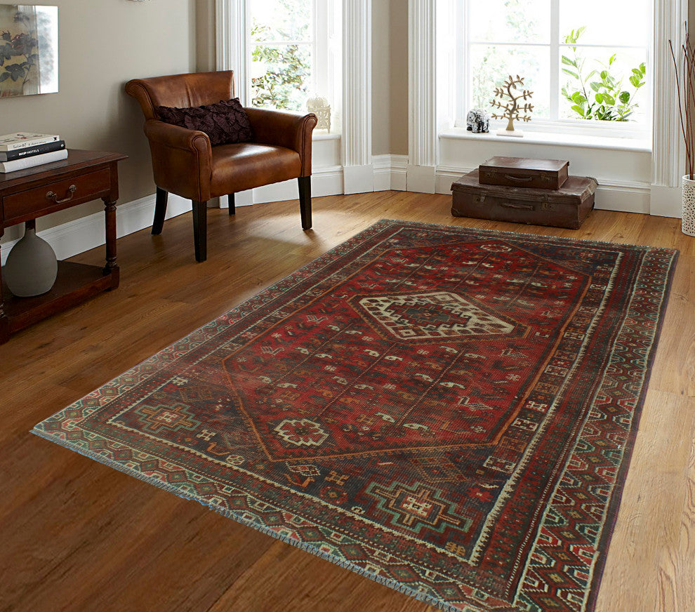 Semi-Antique Nizaam Red Rug