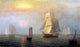 Fitz Hugh Lane Shipping in Down East Waters, Gallery Wrapped Canvas, 18"x27"